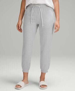 Lululemon Soft Jersey Classic Fit Mid-Rise Jogger Heathered Grey Size 8